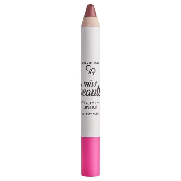 Golden Rose Miss Beauty Velvety Kiss Kalem Ruj Pinky Nude No: 05 - Görsel 4