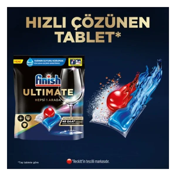 Finish Quantum Ultimate Bulaşık Makinesi Tableti 85'li 3 Adet - Görsel 7