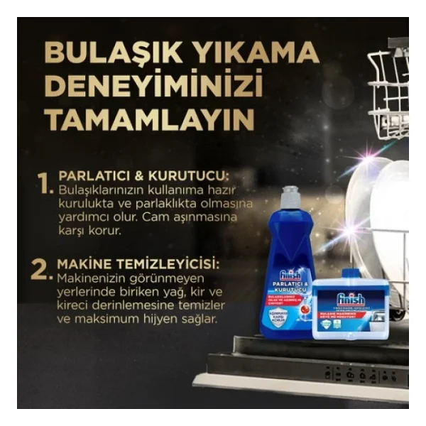 Finish Quantum Ultimate Bulaşık Makinesi Tableti 85'li 3 Adet - Görsel 9