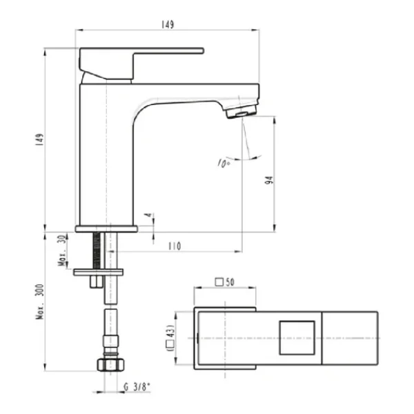 Penta Loya 4401 Lavabo Bataryası - Görsel 5