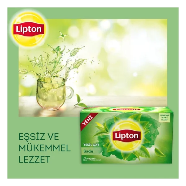 Lipton Sade Yeşil Çay 20'li - Görsel 3