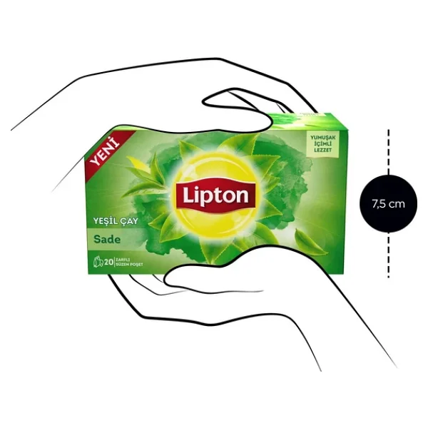 Lipton Sade Yeşil Çay 20'li - Görsel 6