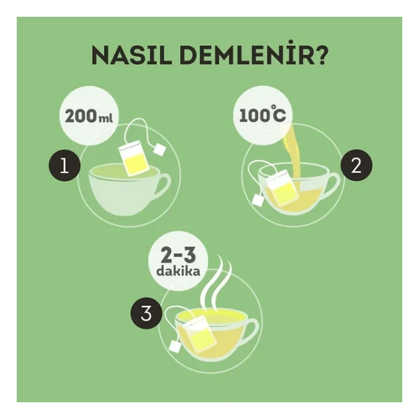 Lipton Sade Yeşil Çay 20'li - Görsel 4
