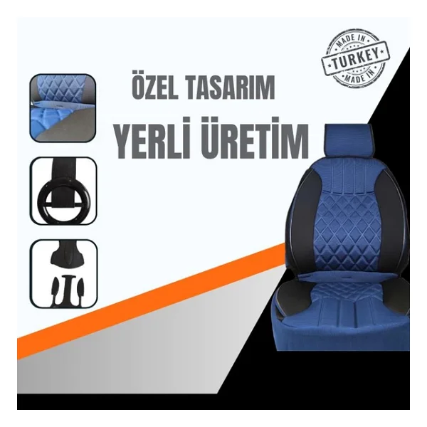 Space 5'li Set Oto Koltuk Minderi,Özel Tasarım Minder Tüm Araçlara Uyumlu - Görsel 10