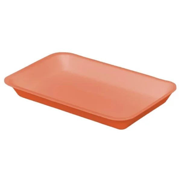 Tek Kullanimlik Kopuk 2000 Gr. Turuncu Servis Et Kiyma Saklama Tepsi Tabak -265x175x35mm. -100 Adet - Görsel 6