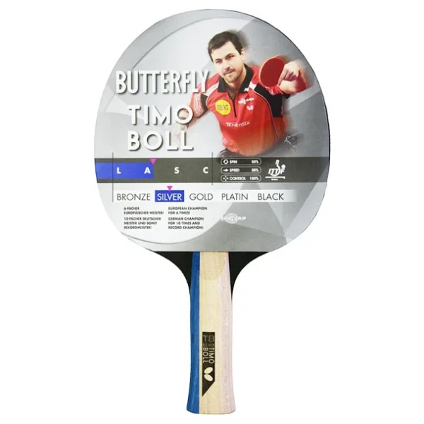 Butterfly Timo Boll Silver Masa Tenisi Raketi - Görsel 3