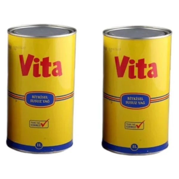 Vita Bitkisel Susuz Yağ 1 Lt X 2 Adet - Görsel 4