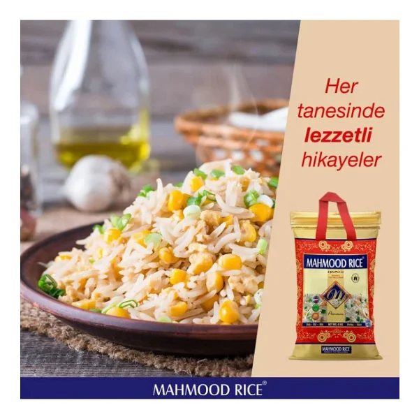 Mahmood Rıce 1121 Basmati Pirinç 4 Kg 1121 Basmati Pirinç 900 Gr Hediye - Görsel 2