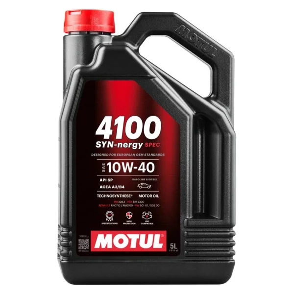 Motul 4100 Syn-Nergy Spec 10w-40 5 Lt Motor Yağı - Görsel 7