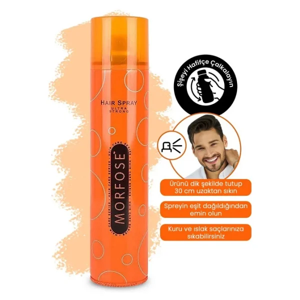 Morfose Ultra Strong 250 Ml Saç Spreyi - Görsel 4