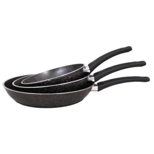 Mehtap 3lü Granit Tava Seti 18-22-26cm - Görsel 5