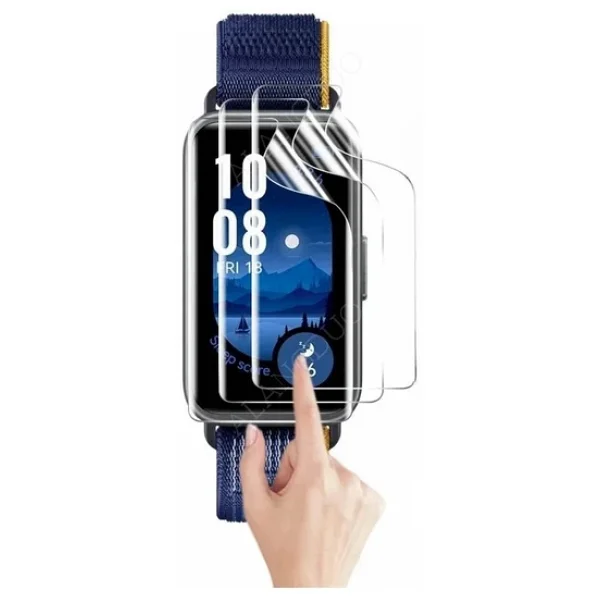 Cda Store Honor Band 6 Uyumlu 2 Adet Seffaf Ultra Koruyucu Nano Jelatin - Görsel 5