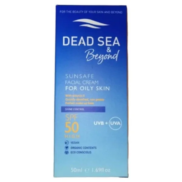 Dead Sea & Beyond Sunsafe Facial Cream For Oily Skin 50 Ml Spf 50 Güneş Kremi - Görsel 4