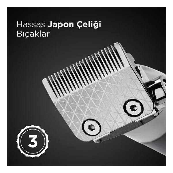 Babyliss E996e Super X Metal Lityum Saç Kesme Makinesi - Görsel 4