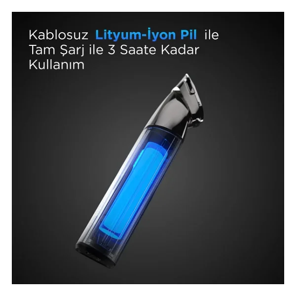 Babyliss E996e Super X Metal Lityum Saç Kesme Makinesi - Görsel 6