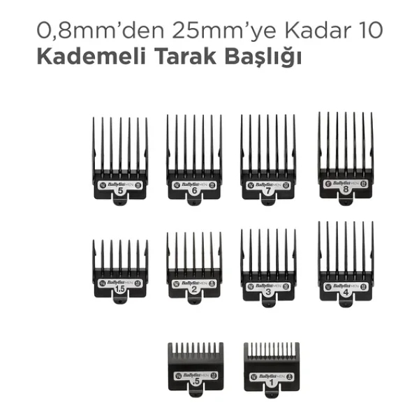 Babyliss E996e Super X Metal Lityum Saç Kesme Makinesi - Görsel 7