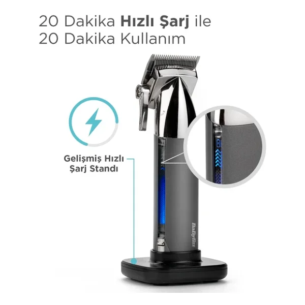 Babyliss E996e Super X Metal Lityum Saç Kesme Makinesi - Görsel 5
