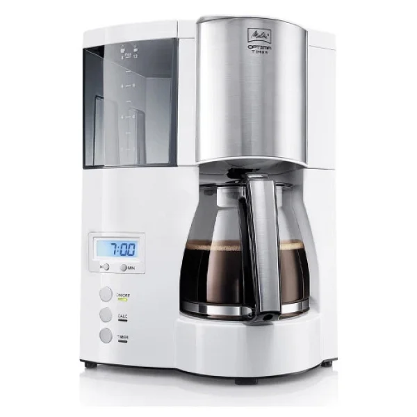 Melitta 100801 Optima Timer Zaman Ayarlı Beyaz Filtre Kahve Makinesi - Görsel 5