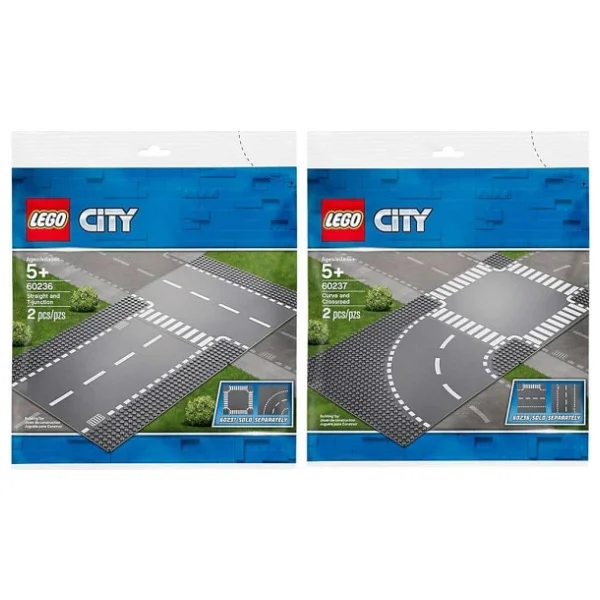 Lego 60236 City Supplementary Düz Ve T Kavşak - Görsel 6
