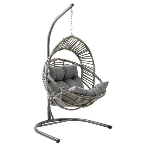 Capri Swing Nobel Tekli Rattan Bahçe Balkon Salıncağı - Görsel 8