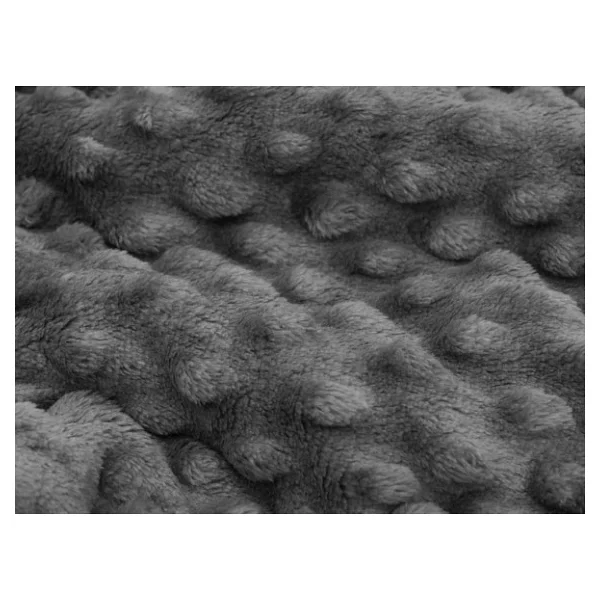 Merinos Pearl Tomurcuk Antrasit 200x220 Cm Çift Kişilik Battaniye - Görsel 3