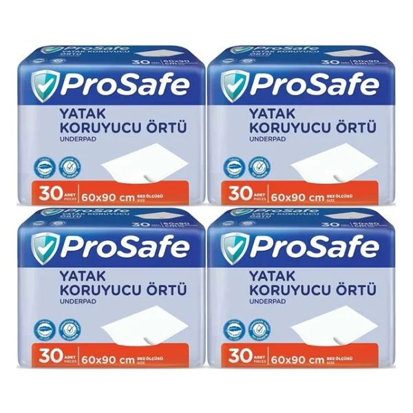 Prosafe 60x90 Cm 30'lu 4 Adet Yatak Koruyucu Örtü - Görsel 4