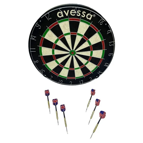 Avessa Dart-150 Sisal Profesyonel Dart Tahtası Seti - Görsel 3