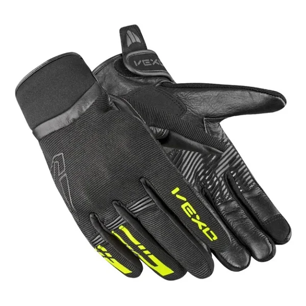 Vexo Aero Plus Siyah-Neon Sarı Yazlık Motosiklet Eldiveni - Görsel 4