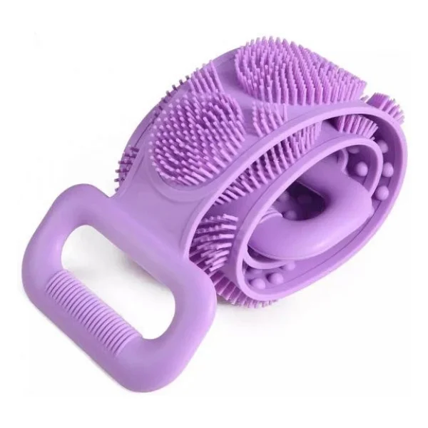 70 Cm Çift Taraflı Sırt Kesesi -Silikon Duş Kesesi - Peeling Banyo Kesesi - Görsel 6
