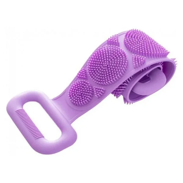 70 Cm Çift Taraflı Sırt Kesesi -Silikon Duş Kesesi - Peeling Banyo Kesesi - Görsel 5