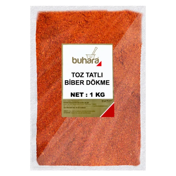 Buhara Toz Tatlı Biber Dökme 1 Kg - Görsel 3