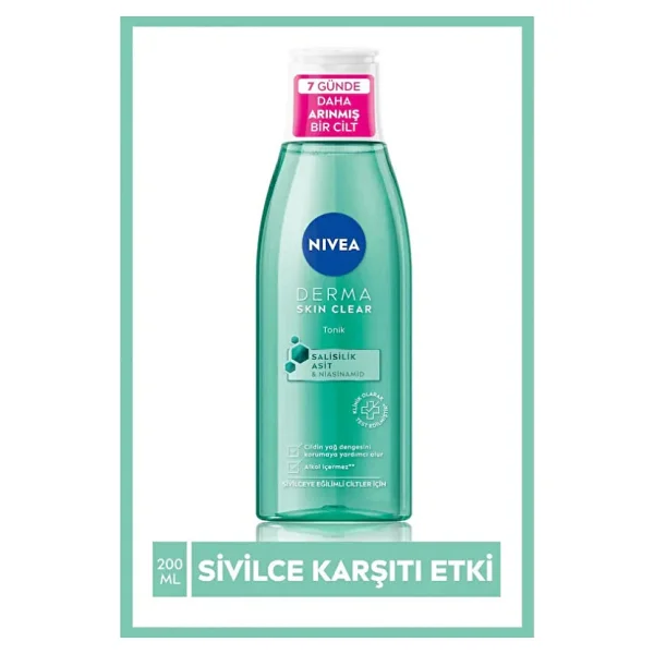 Nivea Derma Skin Clear Sivilce Karşıtı Tonik 200 Ml - Görsel 5