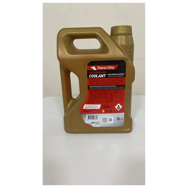 Petrol Ofisi Konsantre Organik -52 Derece 3 Lt Kırmızı Antifriz - Görsel 2