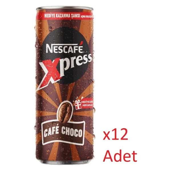 Nescafe Xpress Cafe Choco Kahve Aromalı Sütlü Içecek 250 Ml - 12 Adet - Görsel 5