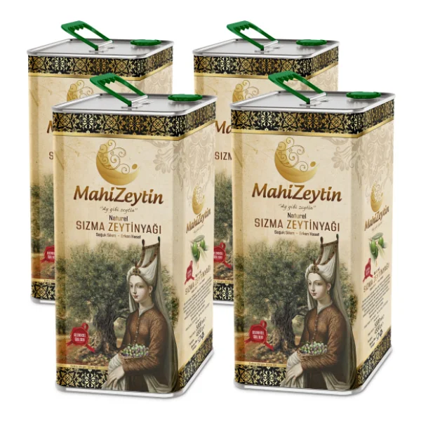 Mahizeytin Soğuk Sıkım Natürel Sızma Zeytinyağı 5 Lt 4'lü - Görsel 4