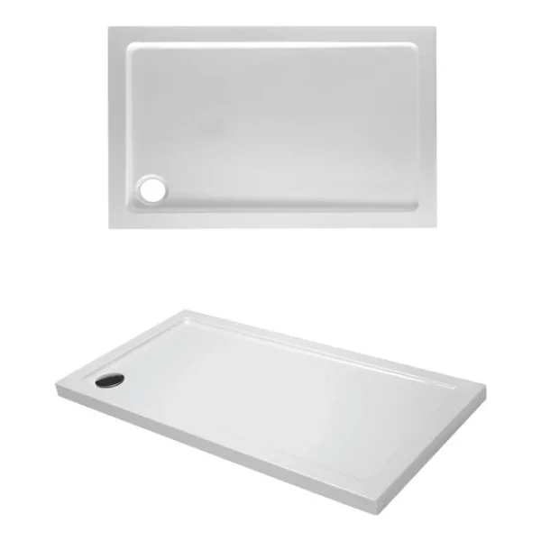 Sanica Imola Dikdörtgen 150x80 Monoflat Duş Teknesi - Beyaz - Görsel 4