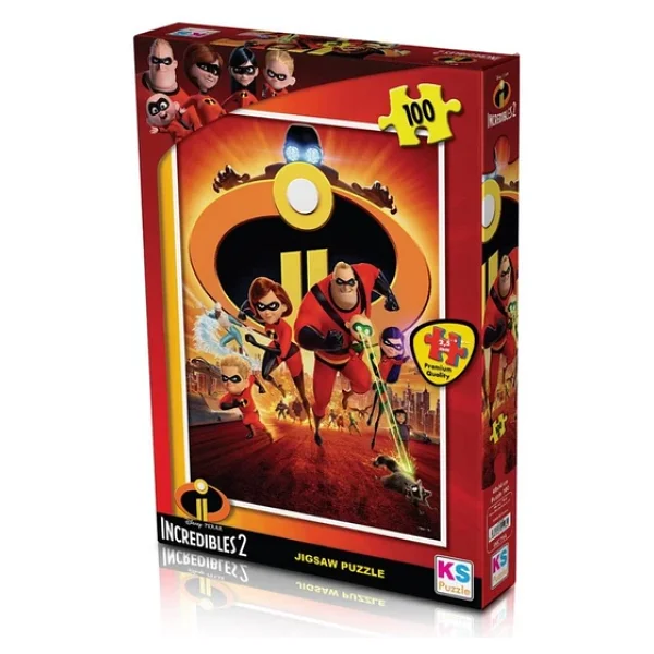 Ks Games Incredibles 2 Puzzle 100 Parça - Görsel 7