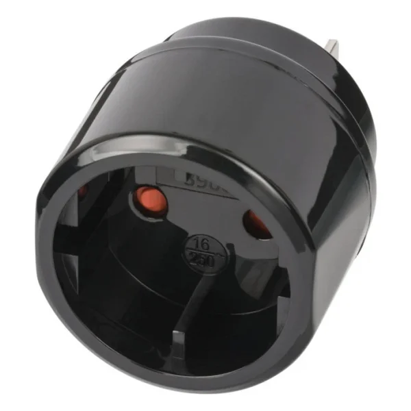 Brennenstuhl Türkiye Fiş Sistemi Usa-Kanada-Meksika-Japonya Ülkeleri Uyumlu Ip20 Lisanslı Topraklı Travel Adaptör Dönüştürücü Siyah - Görsel 7