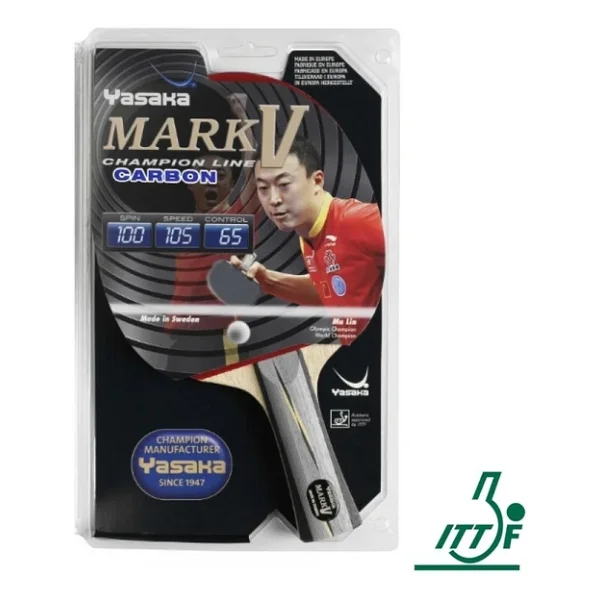 Yasaka Mark V Carbon Ittf Onaylı Masa Tenisi Raketi - Görsel 4