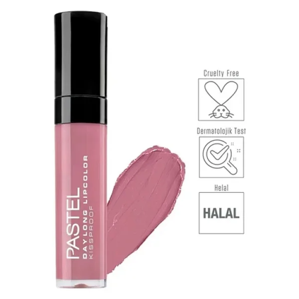 Pastel Daylong Lipcolor Kissproof Mat 49 Likit Ruj - Görsel 5