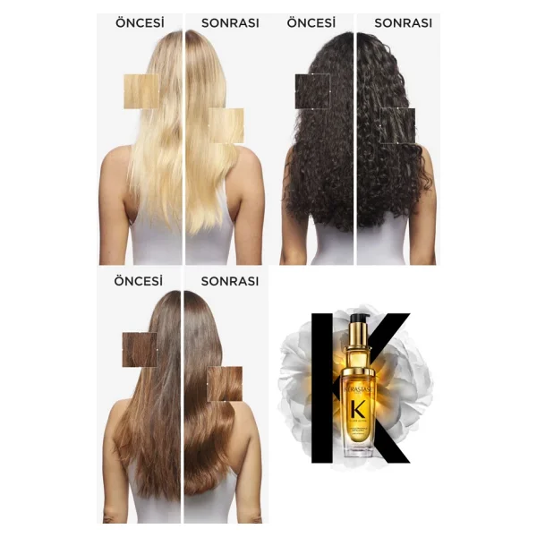 Kerastase Elixir Ultime L'huile Originale Refillable 75 Ml Saç Bakım Yağı - Görsel 7