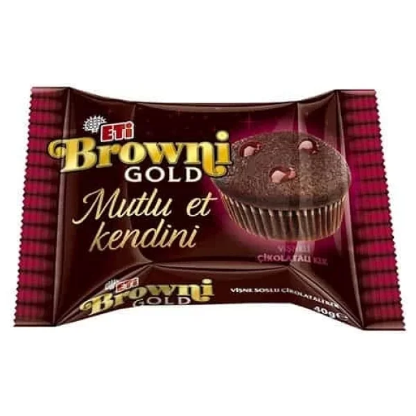 Eti Browni Gold Vişne Soslu Çikolatalı Kek 45 Gr - Görsel 4