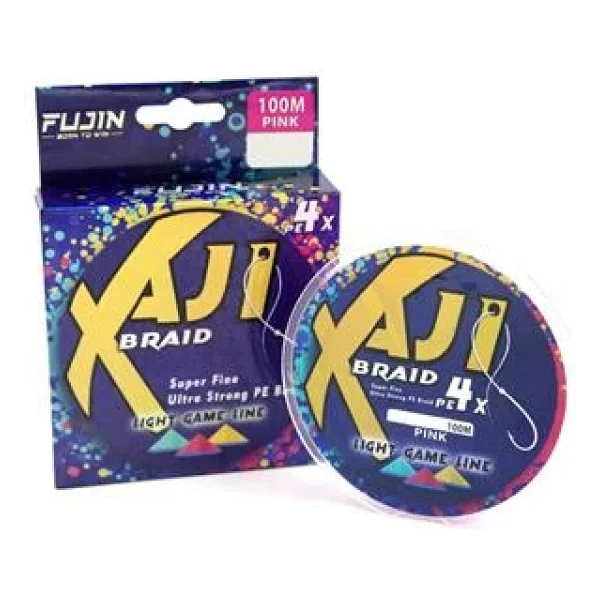 Fujin Aji Light Game Braid 4x 100 M 0.02 Mm 1 Kg Pink İp Misina - Görsel 3