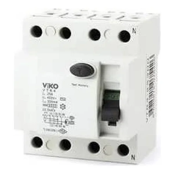 Viko Vtr4-4030 4x40 A 30 Ma Ac Tipi Kaçak Akım Rölesi - Görsel 4