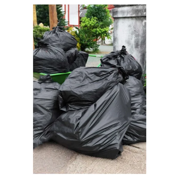 Kalbi Ticaret Kalın Çöp Torbası 300 Gr X 5 Rulo Siyah Çöp Poşeti 80x110 Cm Jumbo Endüstriyel Çöp Torbası - Görsel 9