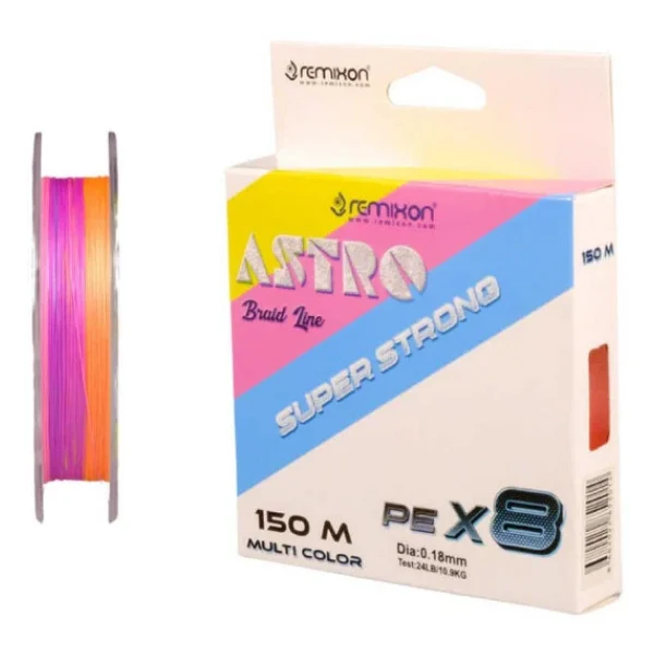 Remixon Astro 8x 150 M 0.10 Mm 5.9 Kg Multicolor İp Misina - Görsel 6