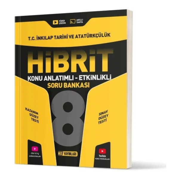 Hız Yayınları 8. Sınıf Hibrit T.C. İnkılap Tarihi Ve Atatürkçülük Soru Bankası - Görsel 6