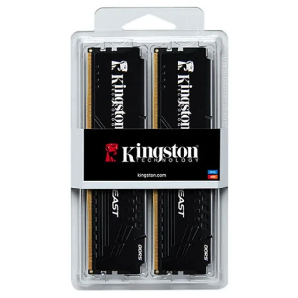 Kingston Beast Black Expo 16 GB (2x8) 6000 MHz Cl30 Kf560c30bbek2/16tr DDR5 RAM - Görsel 5