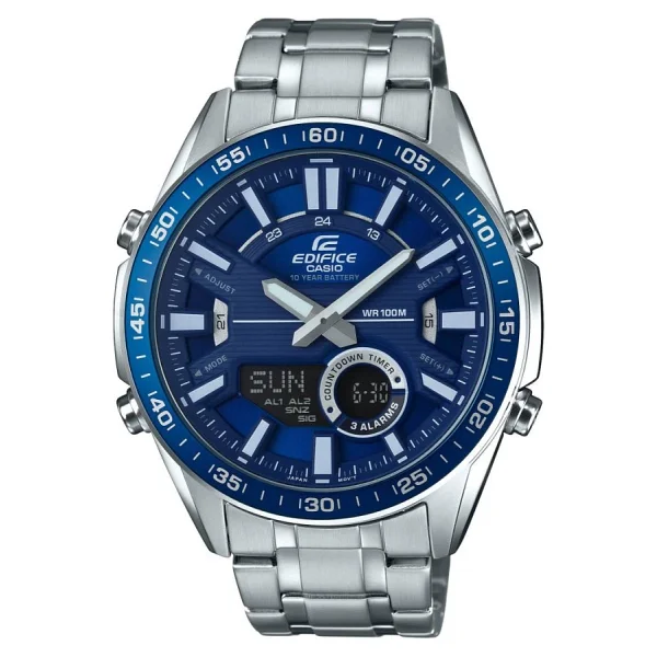 Casio Edifice Efv-C100d-2avdf Gri-Lacivert Erkek Kol Saati - Görsel 3