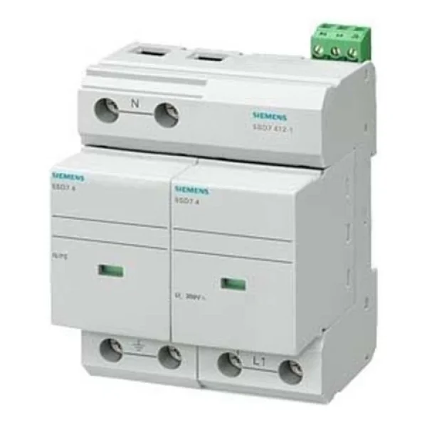Siemens 5sd7412 1 B Sınıfı 2 Kutuplu Tt Ve Tn S Sistemleri Için Yıldırıma Karşı Koruyucu Parafudr - Görsel 3